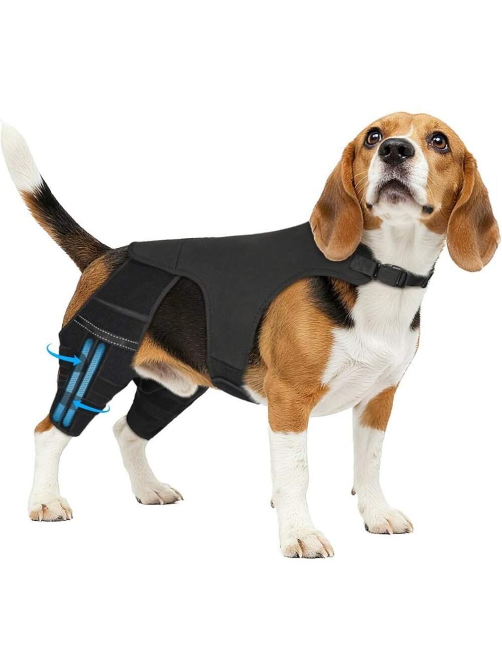 Dog Knee Brace Large ACL CCL Leg Support Adjustable Hip Strap 4 Stabilizer